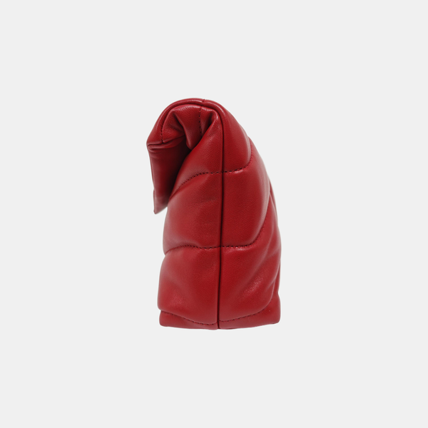 PUFFER Mini Quilted Lambskin Red