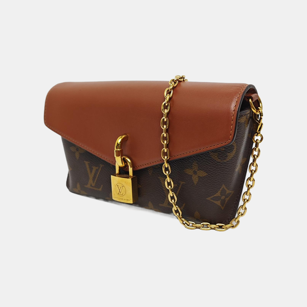 PADLOCK Monogram Coated Canvas Brown
