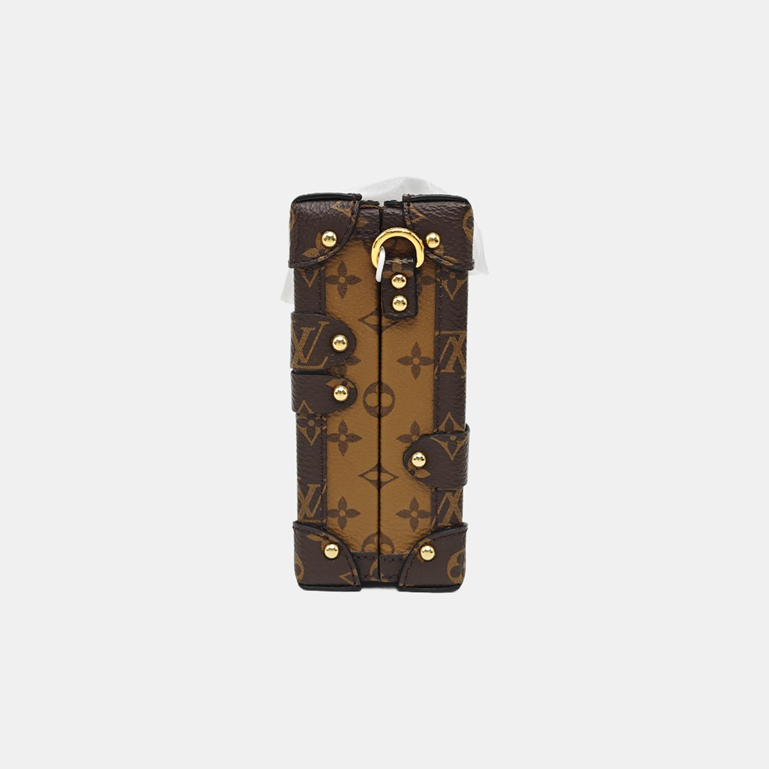 PETITE MALLE Monogram Coated Canvas Brown