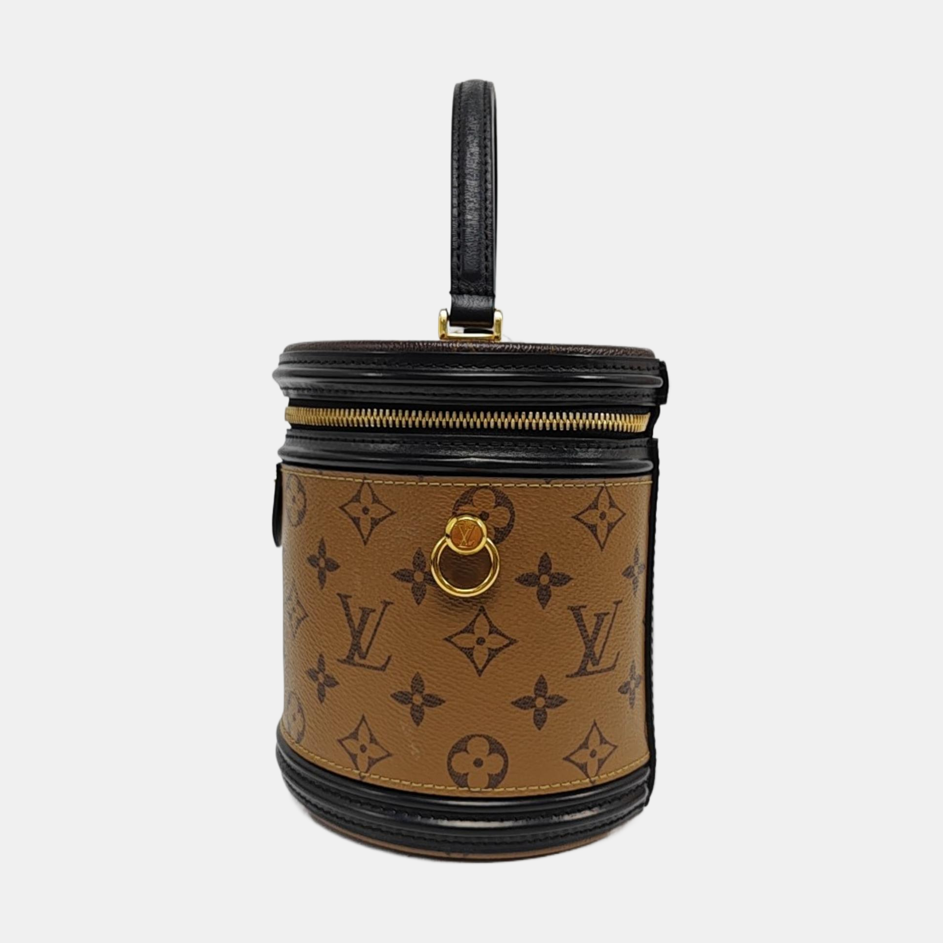 CANNES PM Monogram Coated Canvas Brown