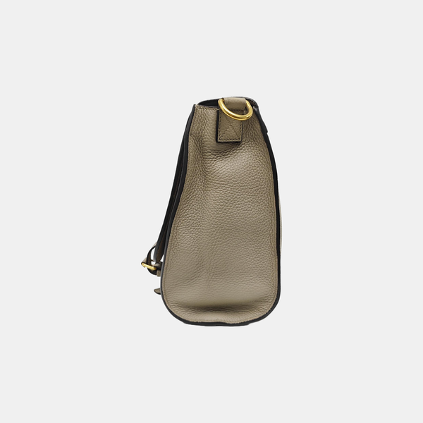 Calfskin Shoulder Bag Gray