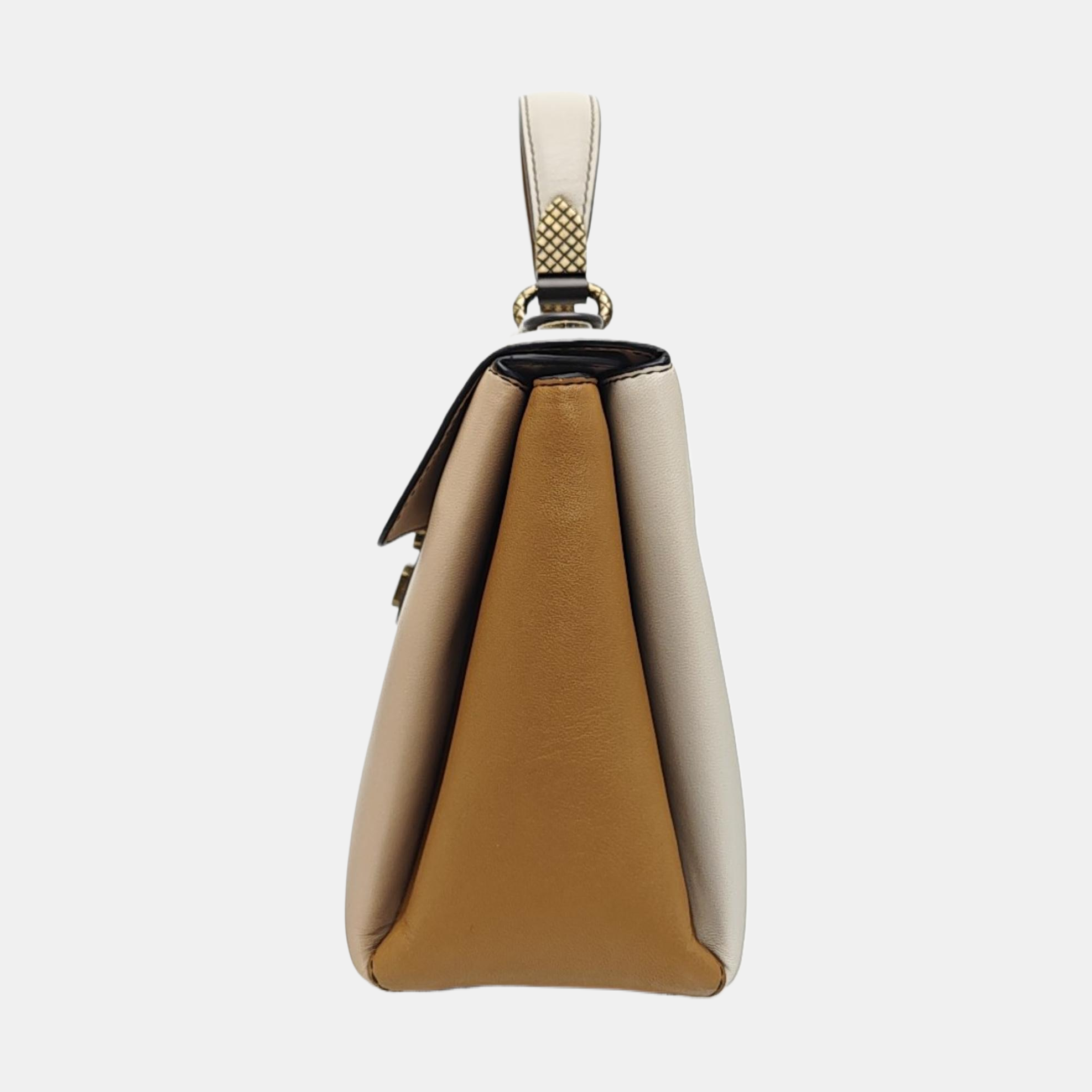 Piazza Small Calfskin Beige
