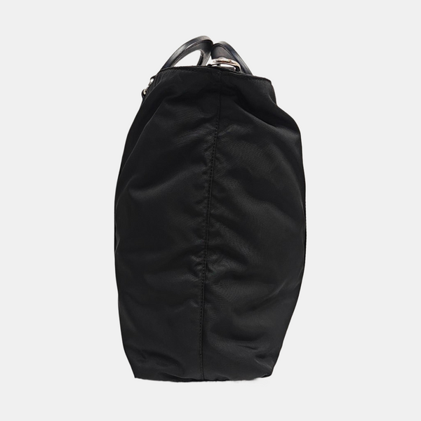 Nylon Shoulder Bag Black