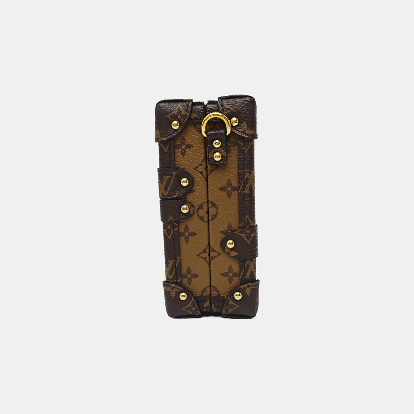 PETITE MALLE Monogram Coated Canvas Brown