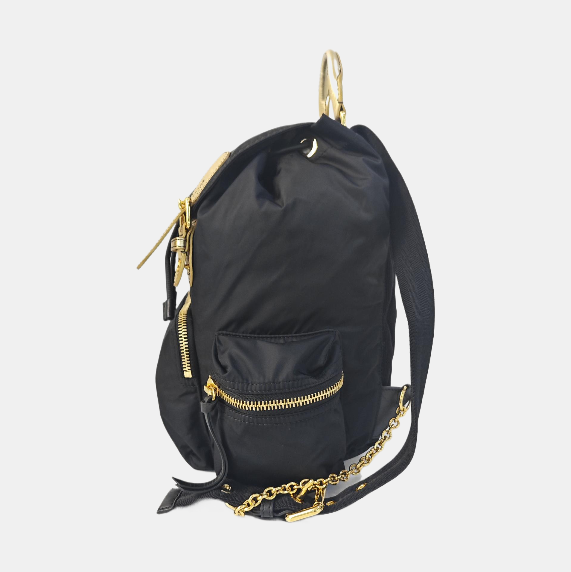 The Rucksack Medium Nylon Black