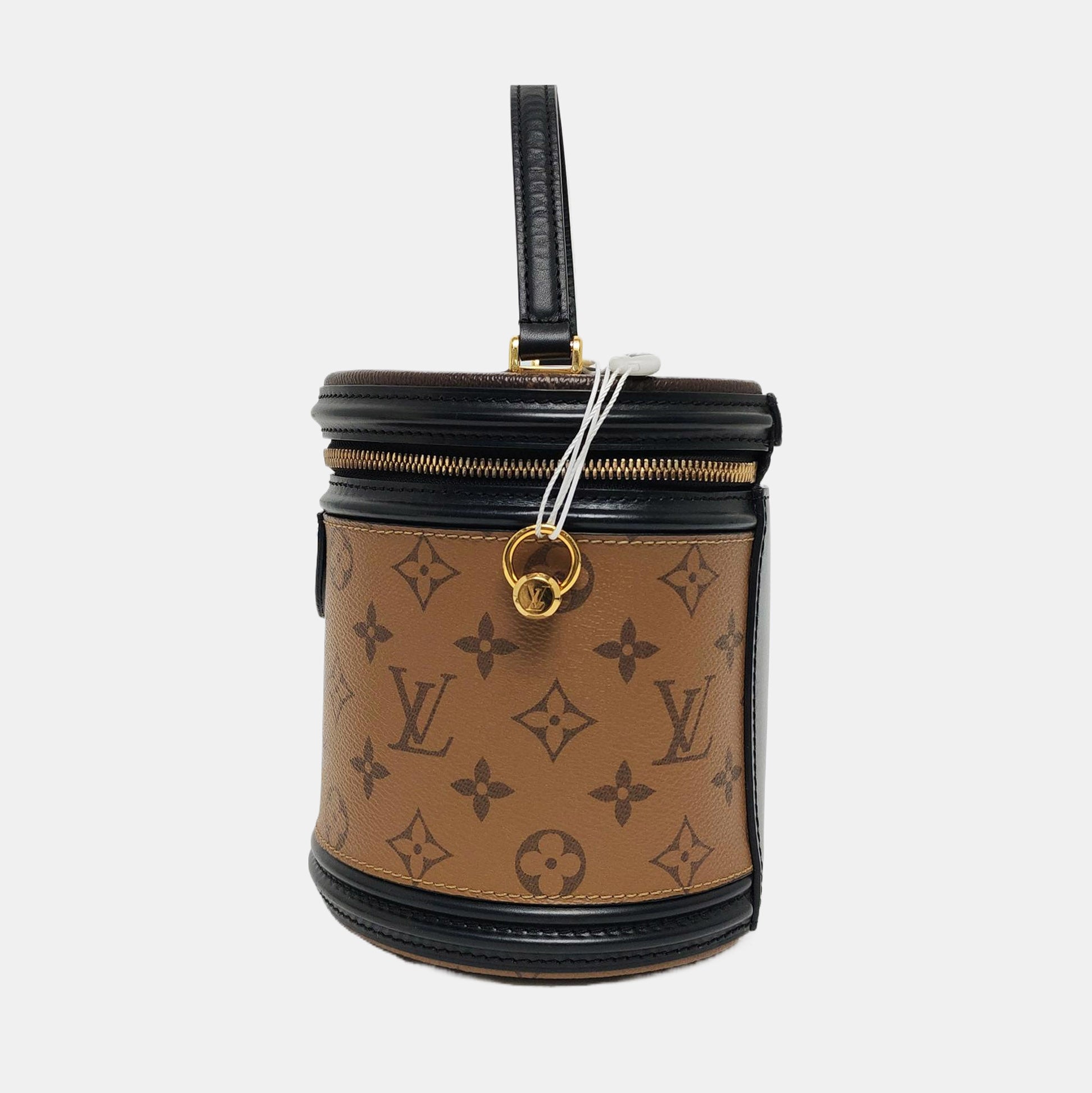 CANNES PM Monogram Coated Canvas Brown