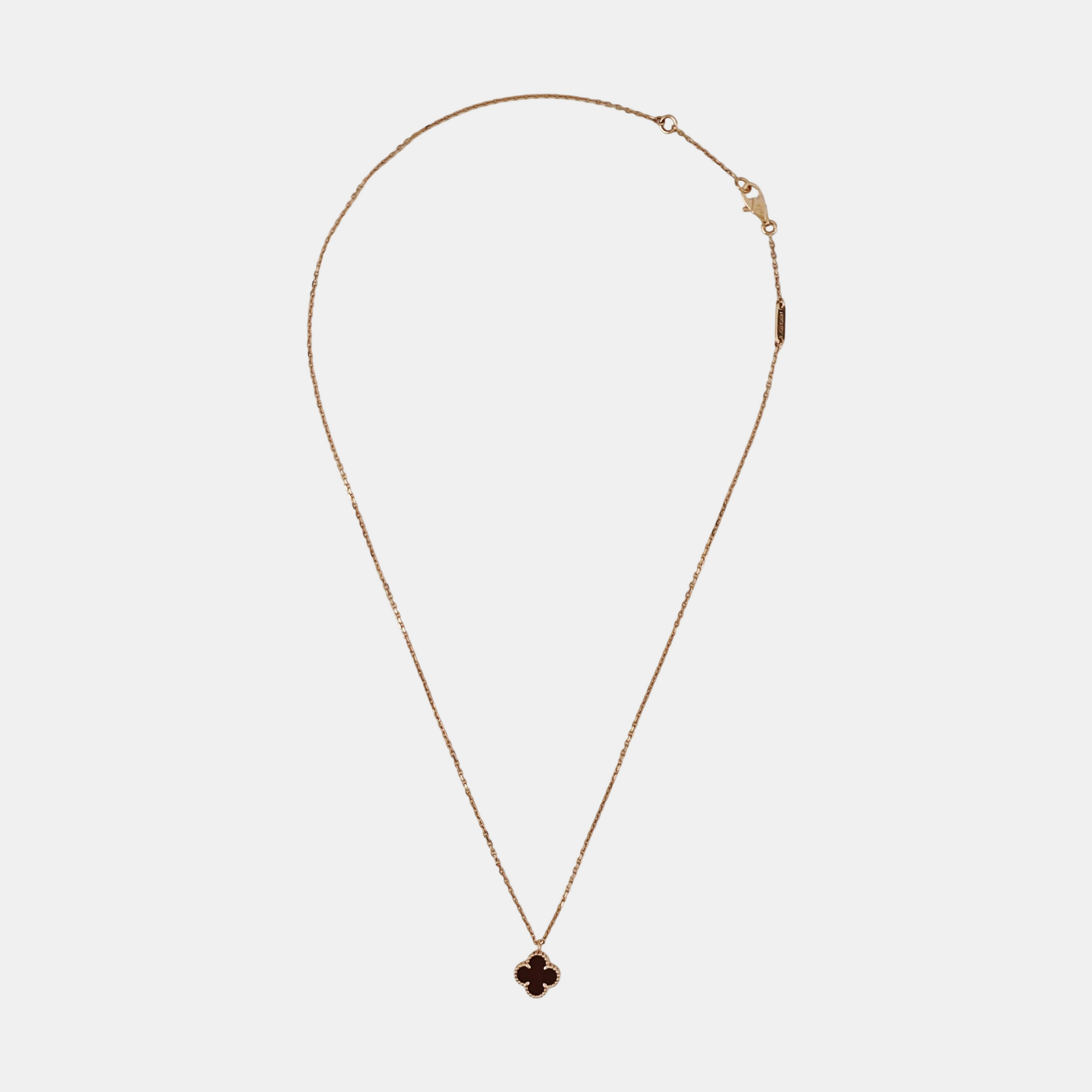 Sweet Alhambra 18k Rose Gold Necklace
