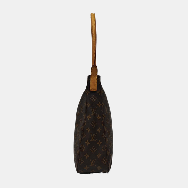 LOOPING GM Monogram Coated Canvas Brown