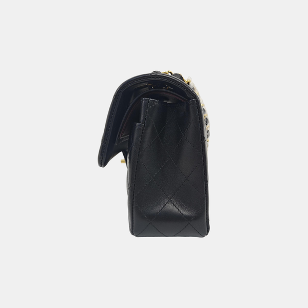 Quilted Lambskin Small Black