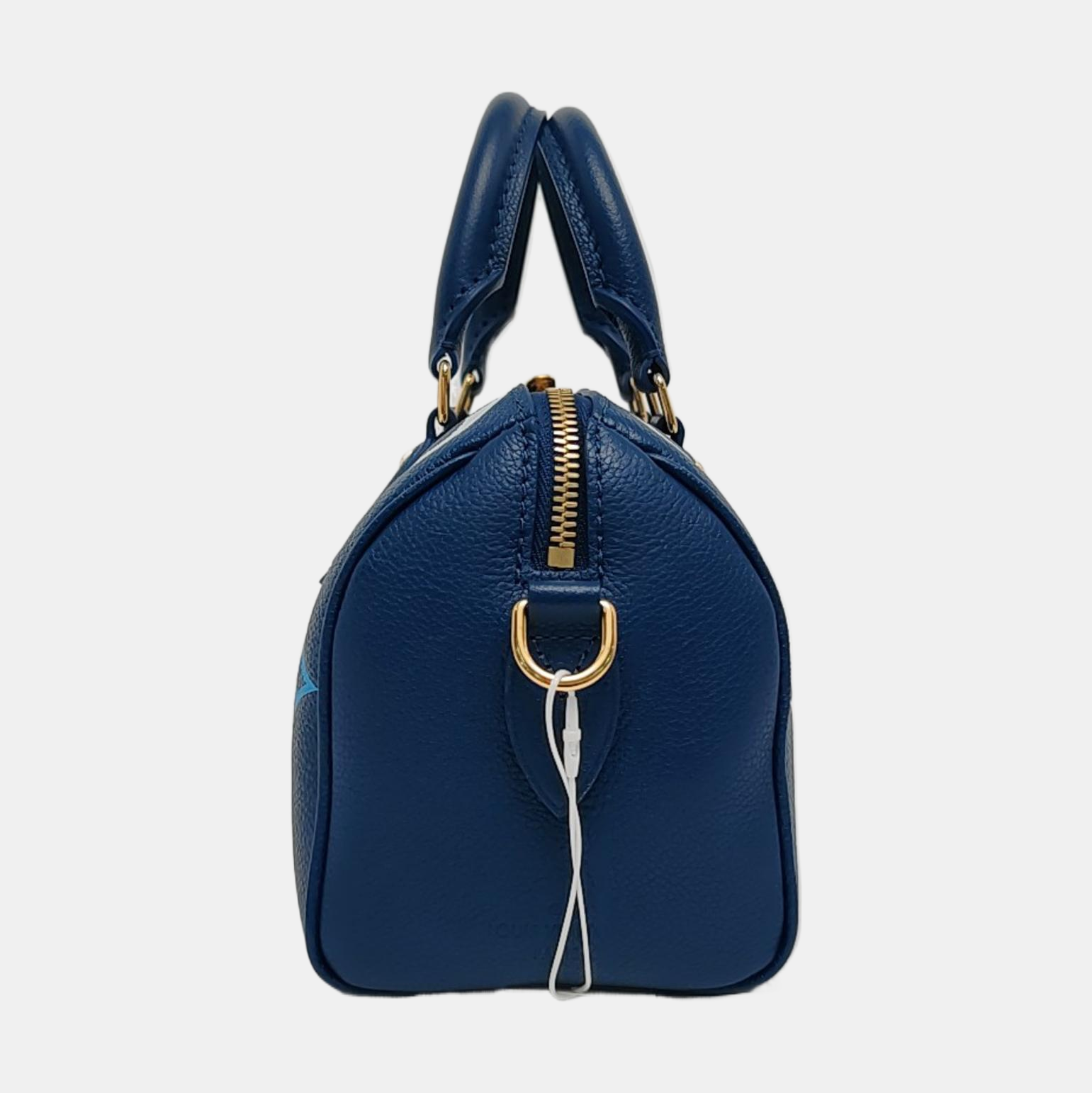 SPEEDY 20 Monogram Calfskin Blue