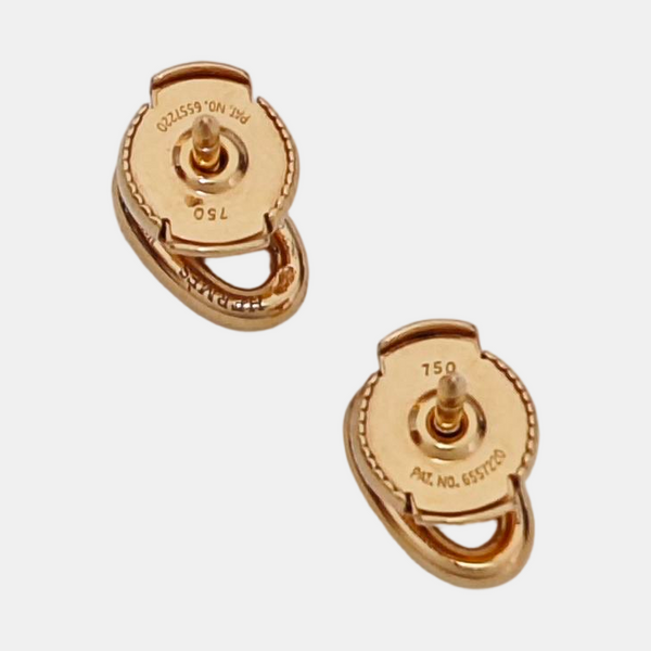 18k Gold Rose Gold Stud Earrings