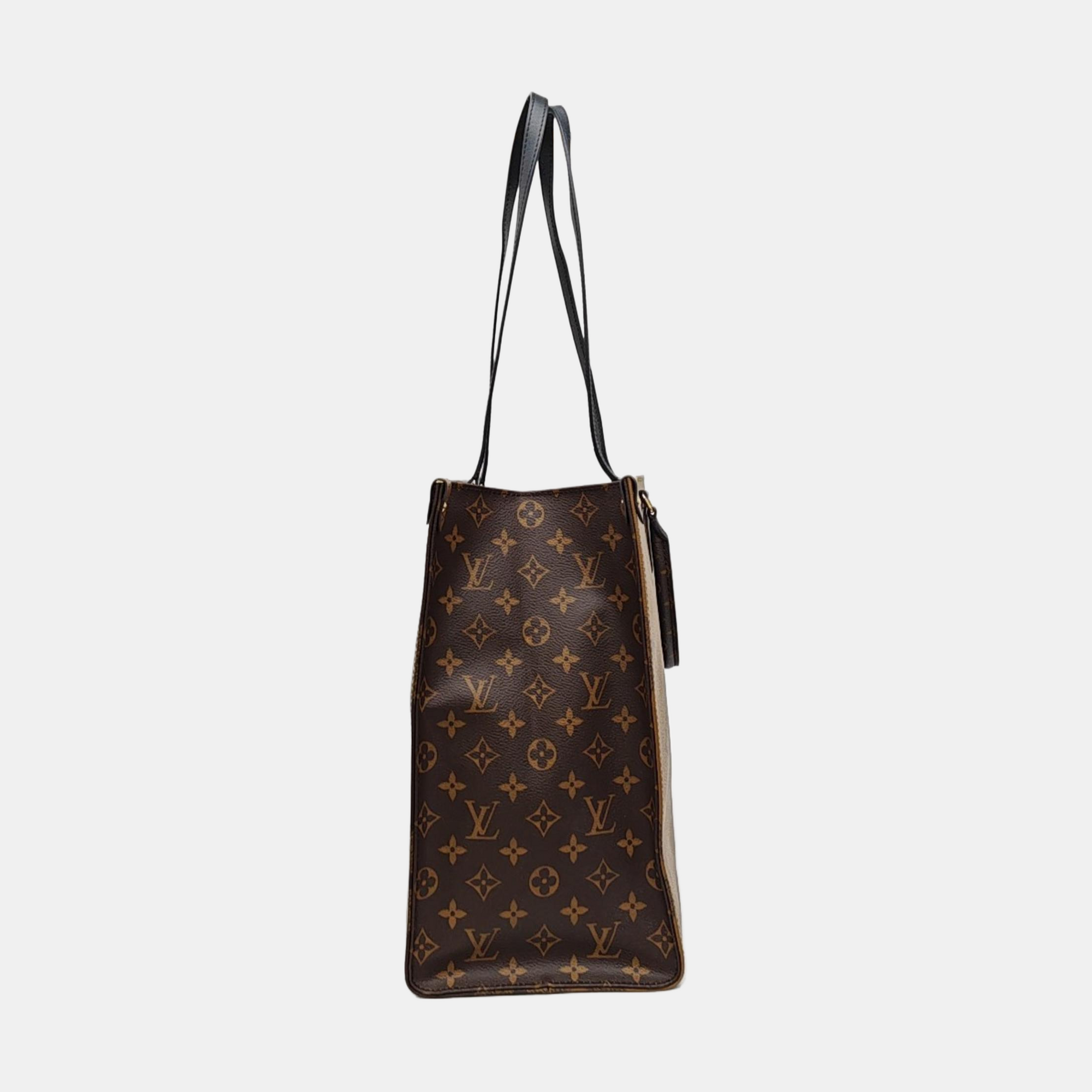 ONTHEGO GM Monogram Coated Canvas Brown