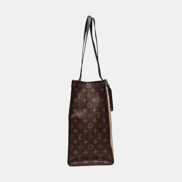 ONTHEGO GM Monogram Coated Canvas Brown