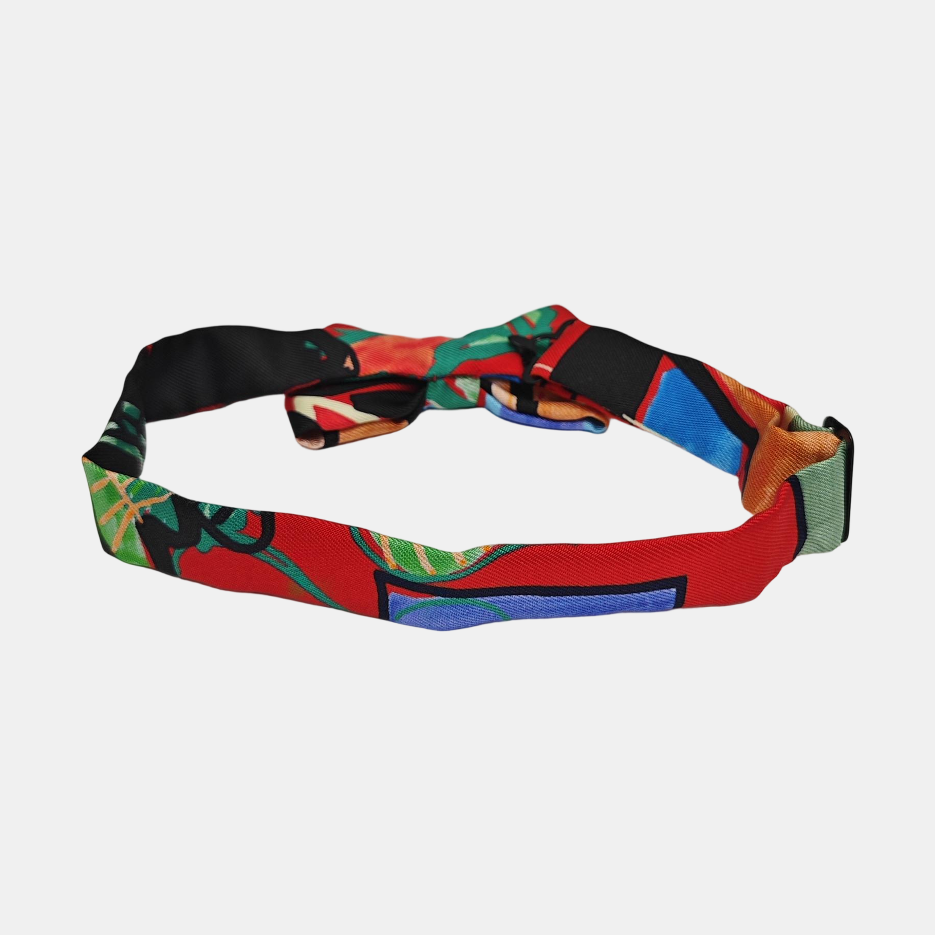 Fabric Bow Tie Red