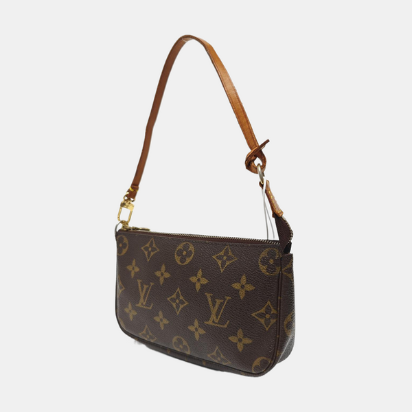 ACCESSOIRES MM Monogram Coated Canvas Brown