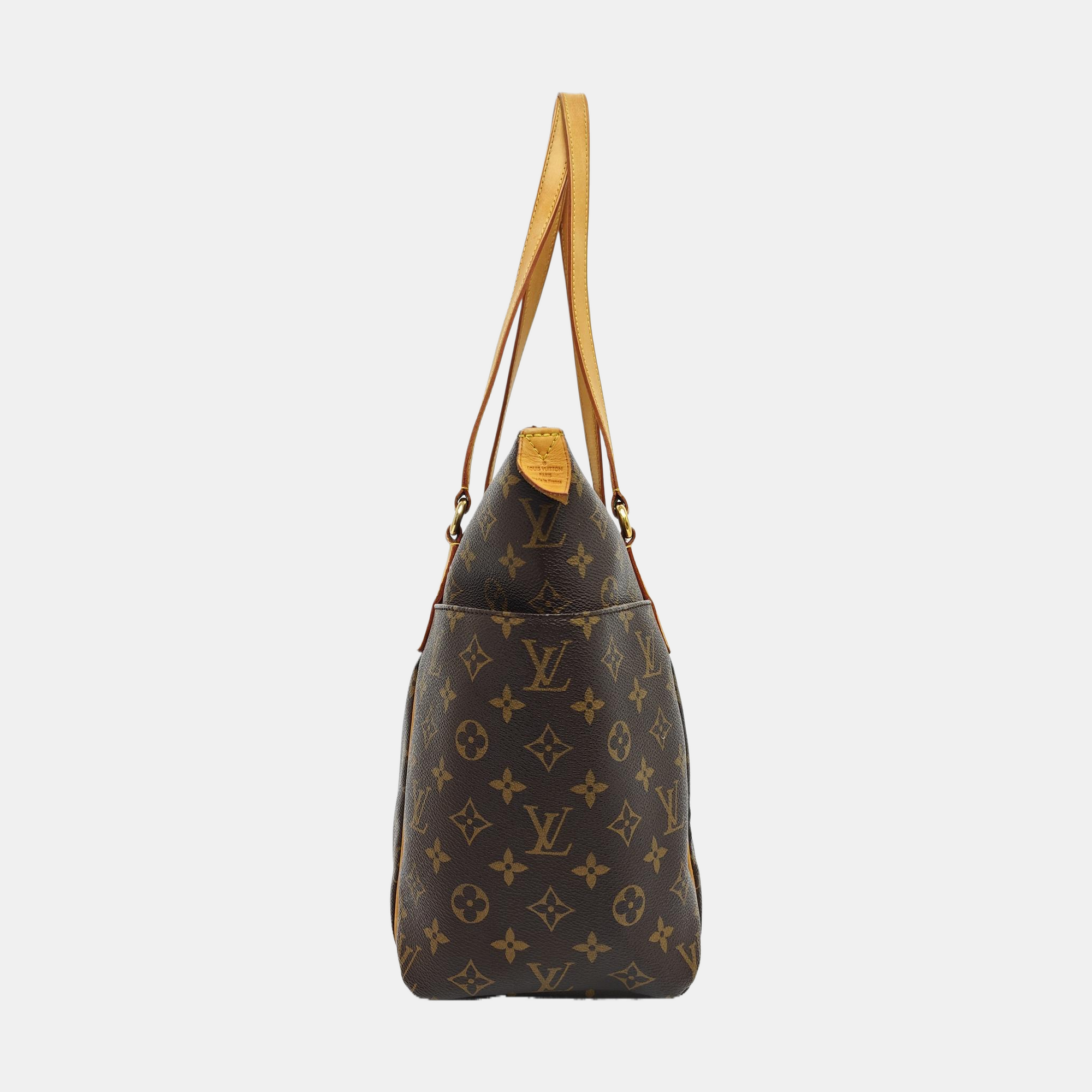 TOTALLY MM Monogram Coated Canvas Brown