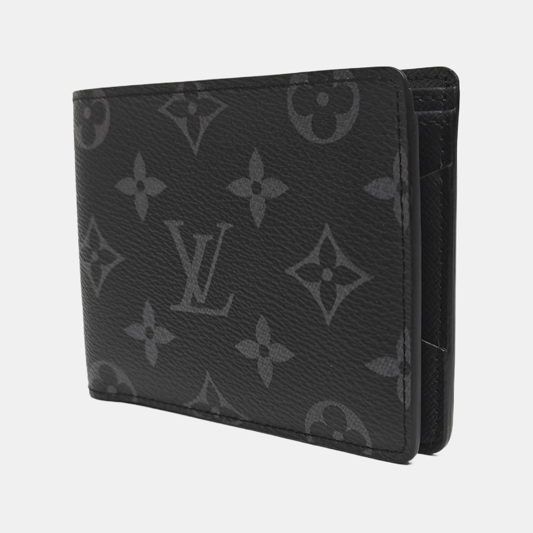SLENDER Monogram Coated Canvas Black Wallet