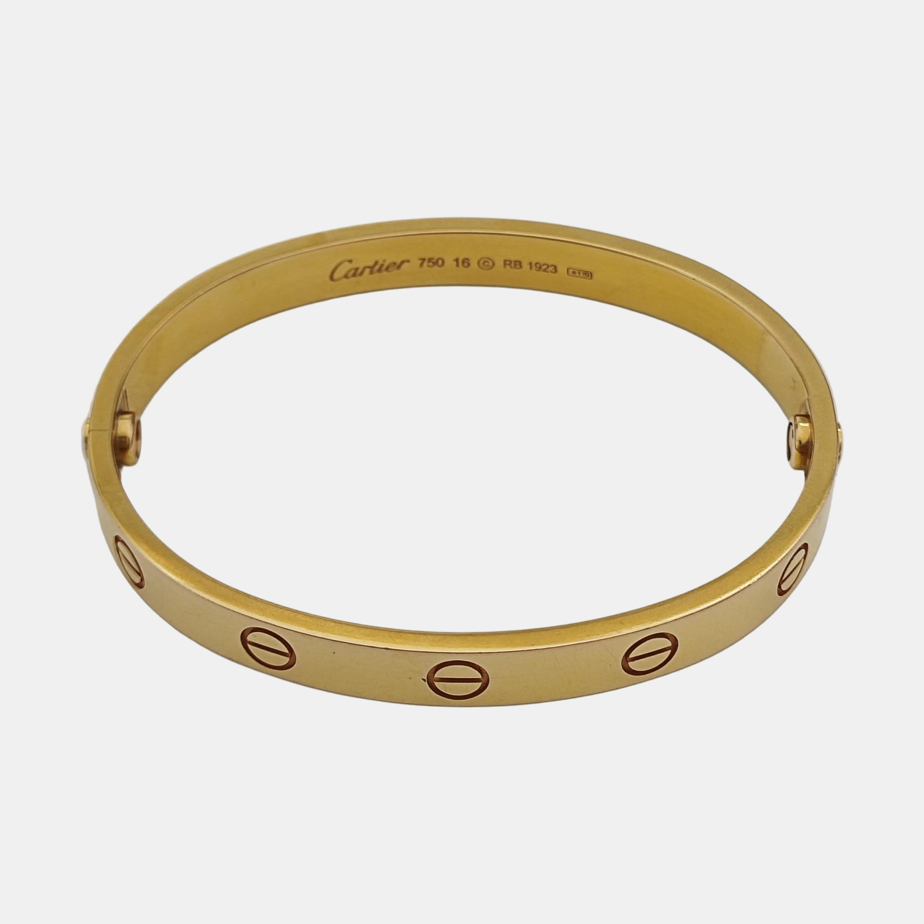 LOVE 18k Gold Bangle