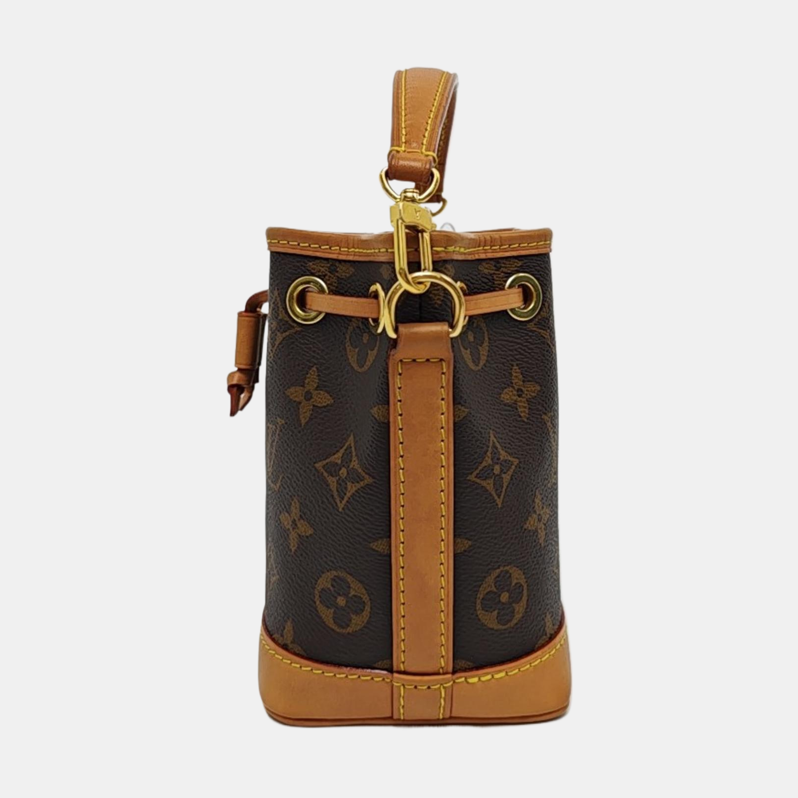 NOÉ Nano Monogram Coated Canvas Brown