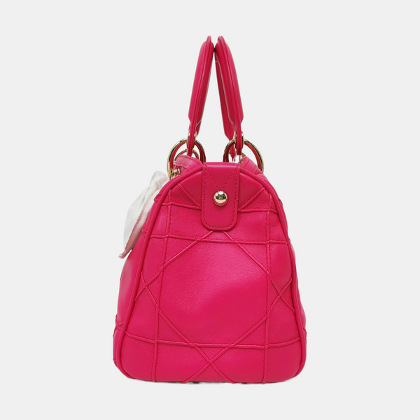Granville Cannage Calfskin Red