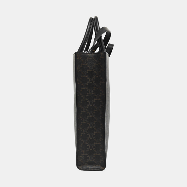 CABAS CELINE Small Coated Canvas Black