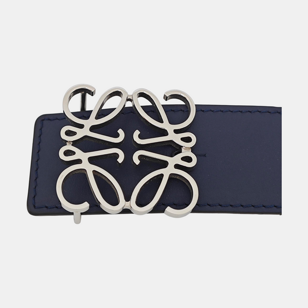 Leather Belt Blue