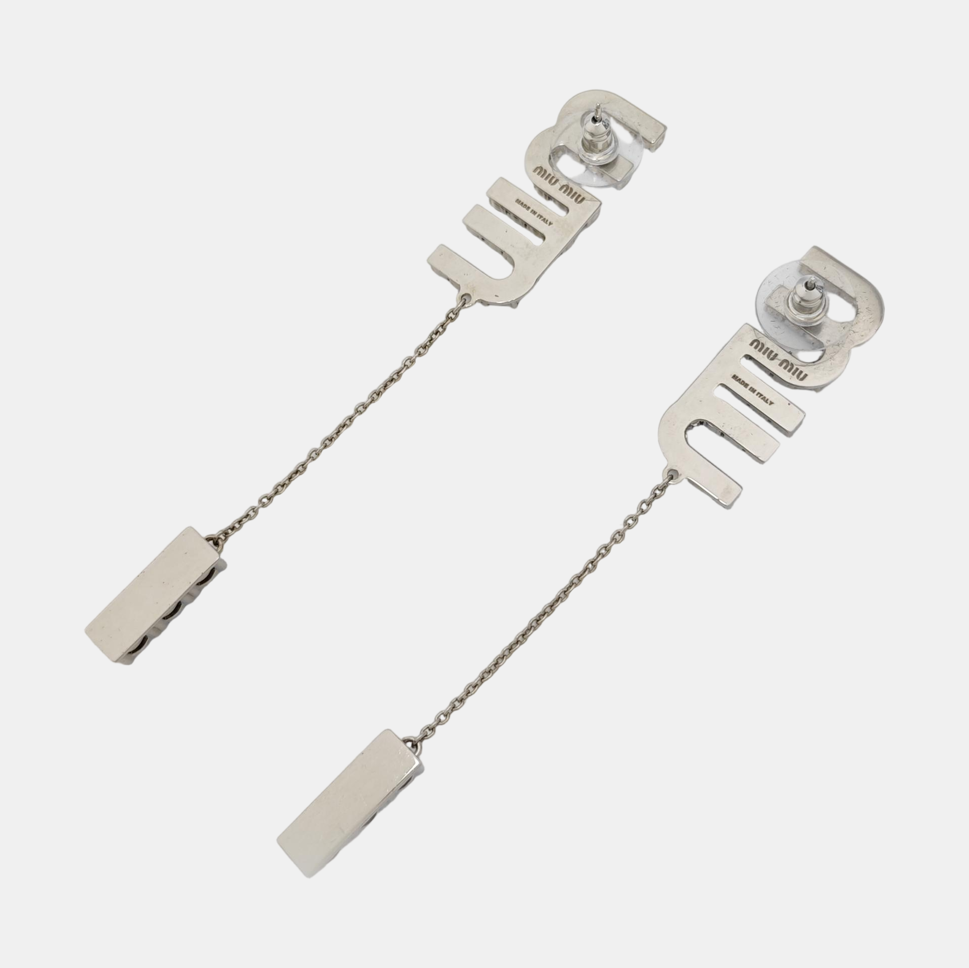 Metal Silver Earrings