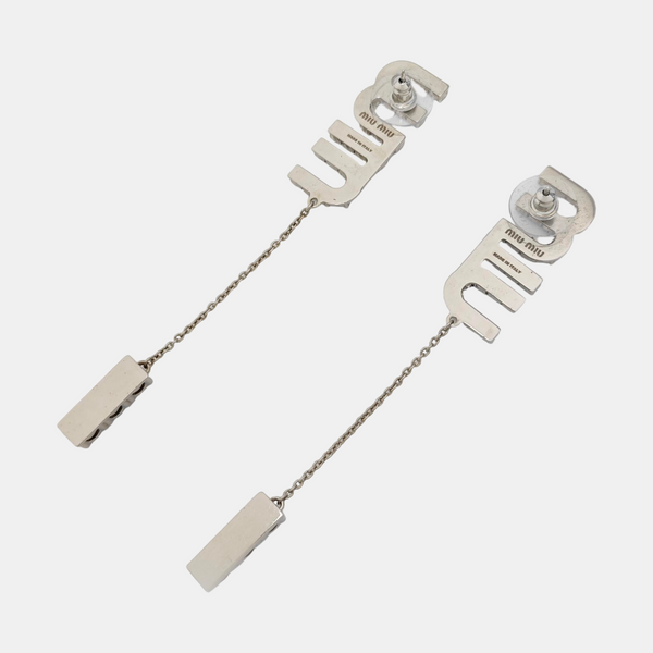 Metal Silver Earrings