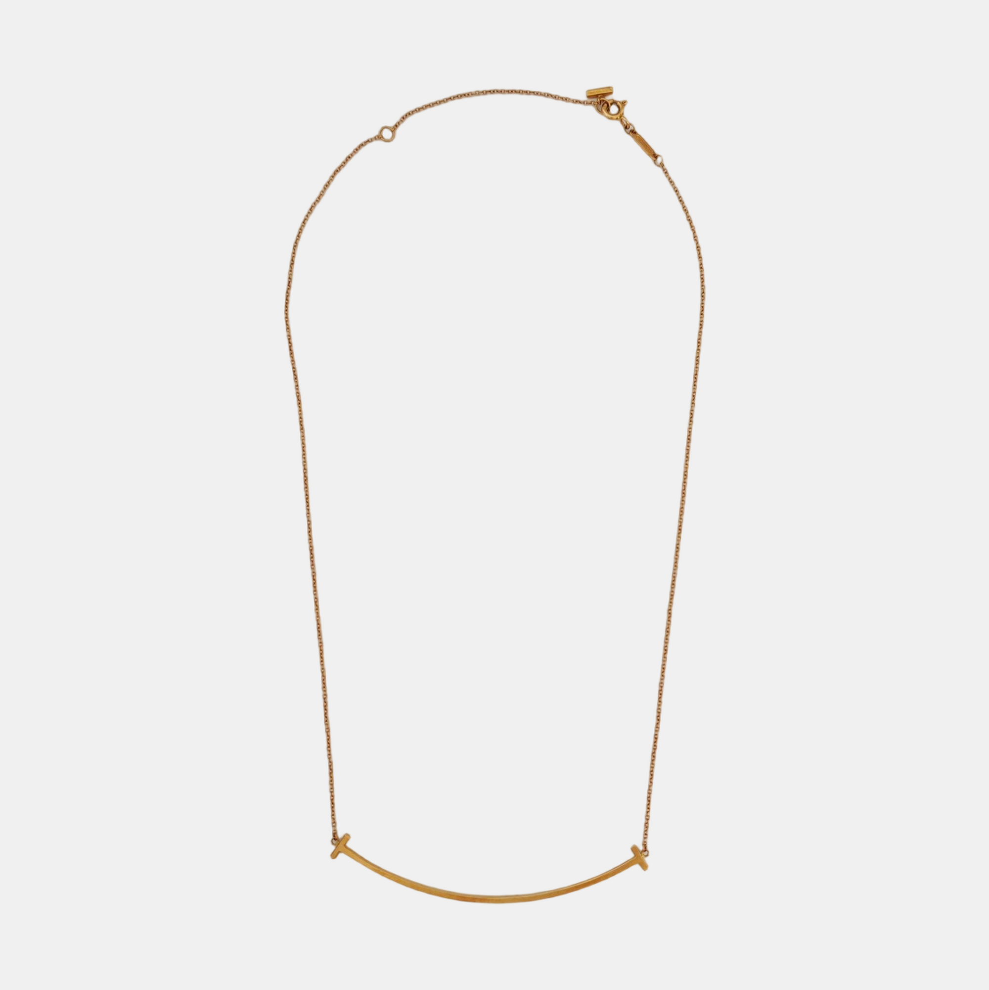 Tiffany T 18k Rose Gold Necklace