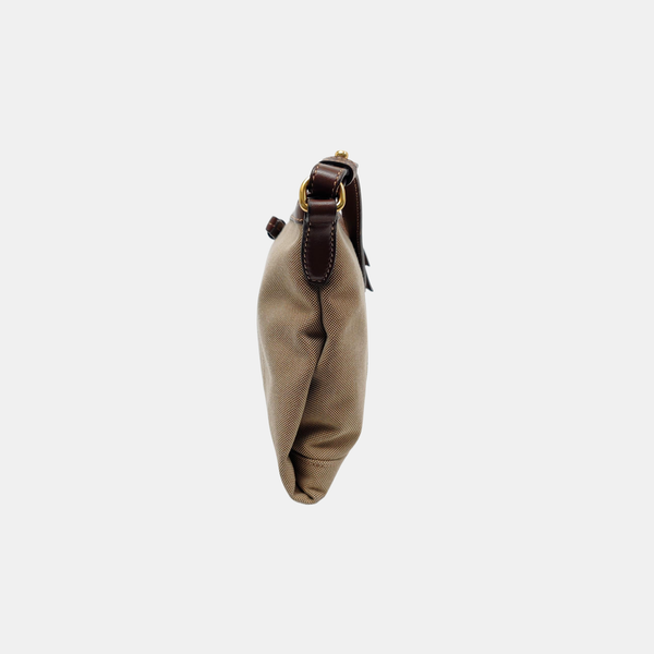 Canvas Shoulder Bag Brown