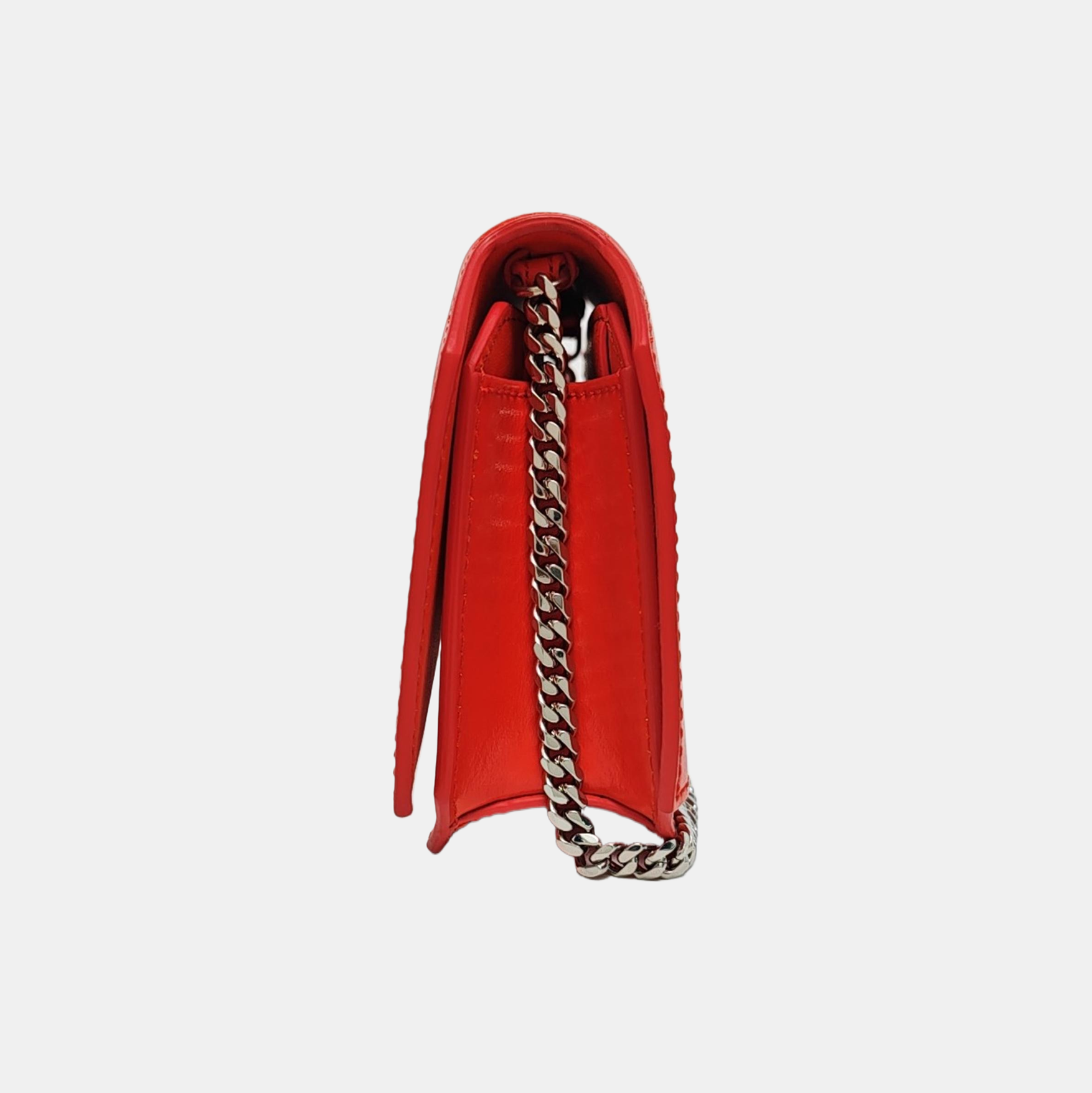 Calfskin Shoulder Bag Red