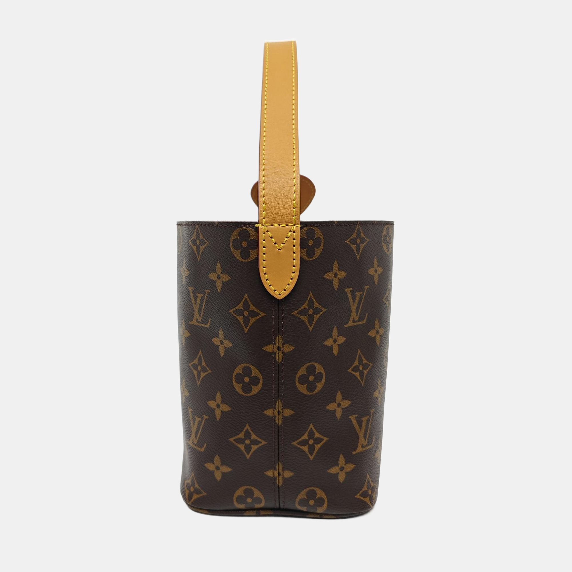 ALL IN BB Monogram Coated Canvas Brown