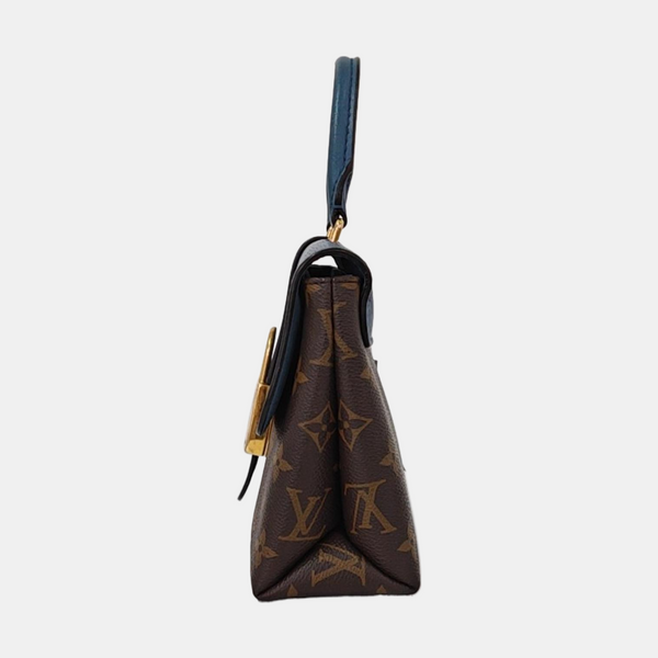 Authenticated pre-owned  LOCKY BB Monogram Coated Canvas Blue - Shoulder Bag at Looply
