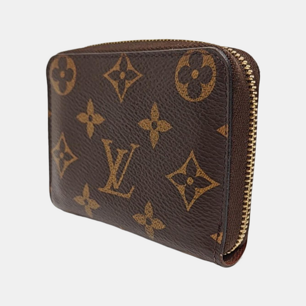 ZIPPY Monogram Coated Canvas Brown Wallet