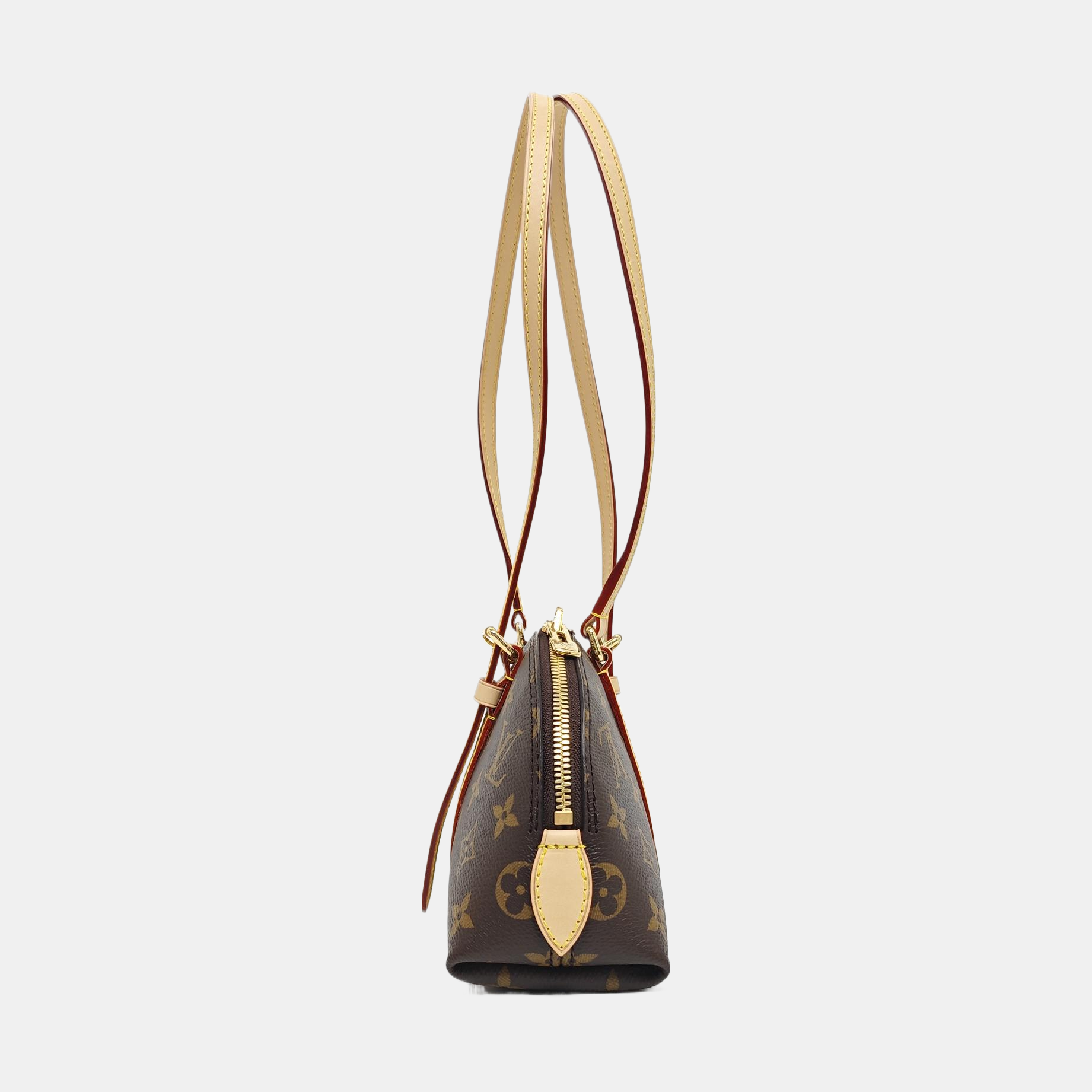 SQUIRE EAST WEST Monogram Coated Canvas Brown