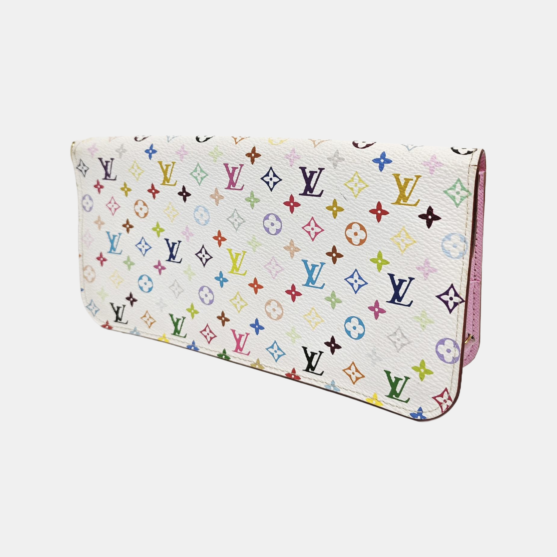 LV × TM INSOLITE Monogram Coated Canvas White Wallet