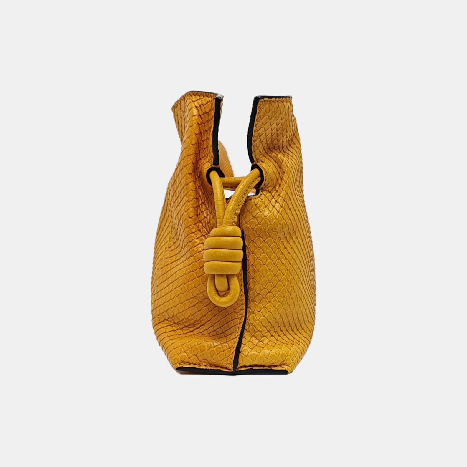 Authenticated pre-owned  Flamenco Python Yellow - Shoulder Bag at Looply