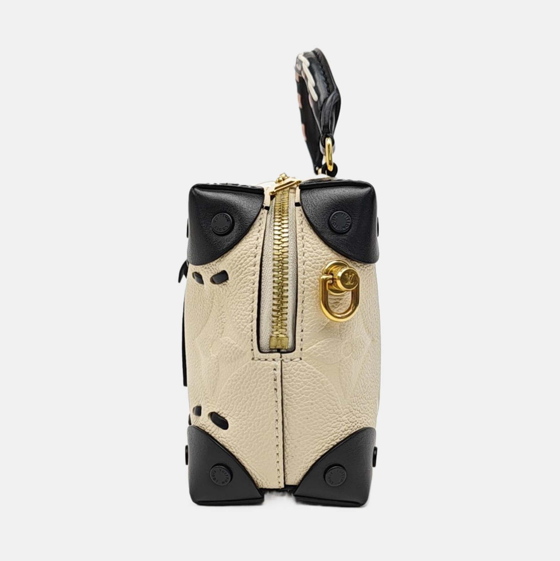 PETITE MALLE Calfskin White
