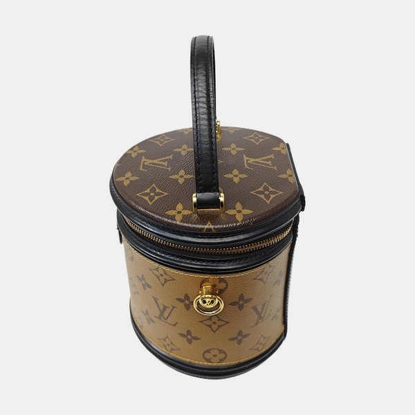CANNES PM Monogram Coated Canvas Brown