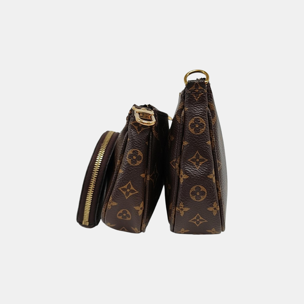 MULTI Monogram Coated Canvas Brown