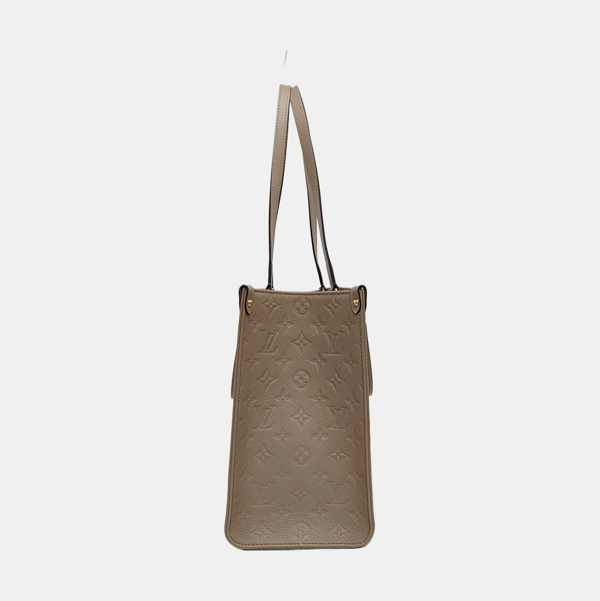 ONTHEGO MM Monogram Calfskin Gray