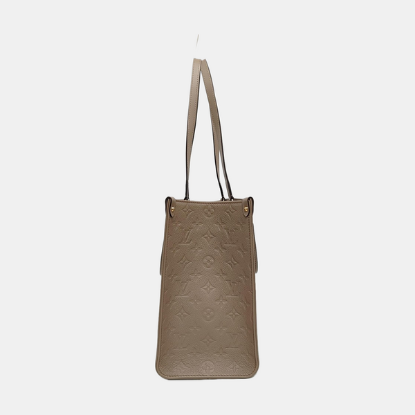 ONTHEGO MM Monogram Calfskin Gray