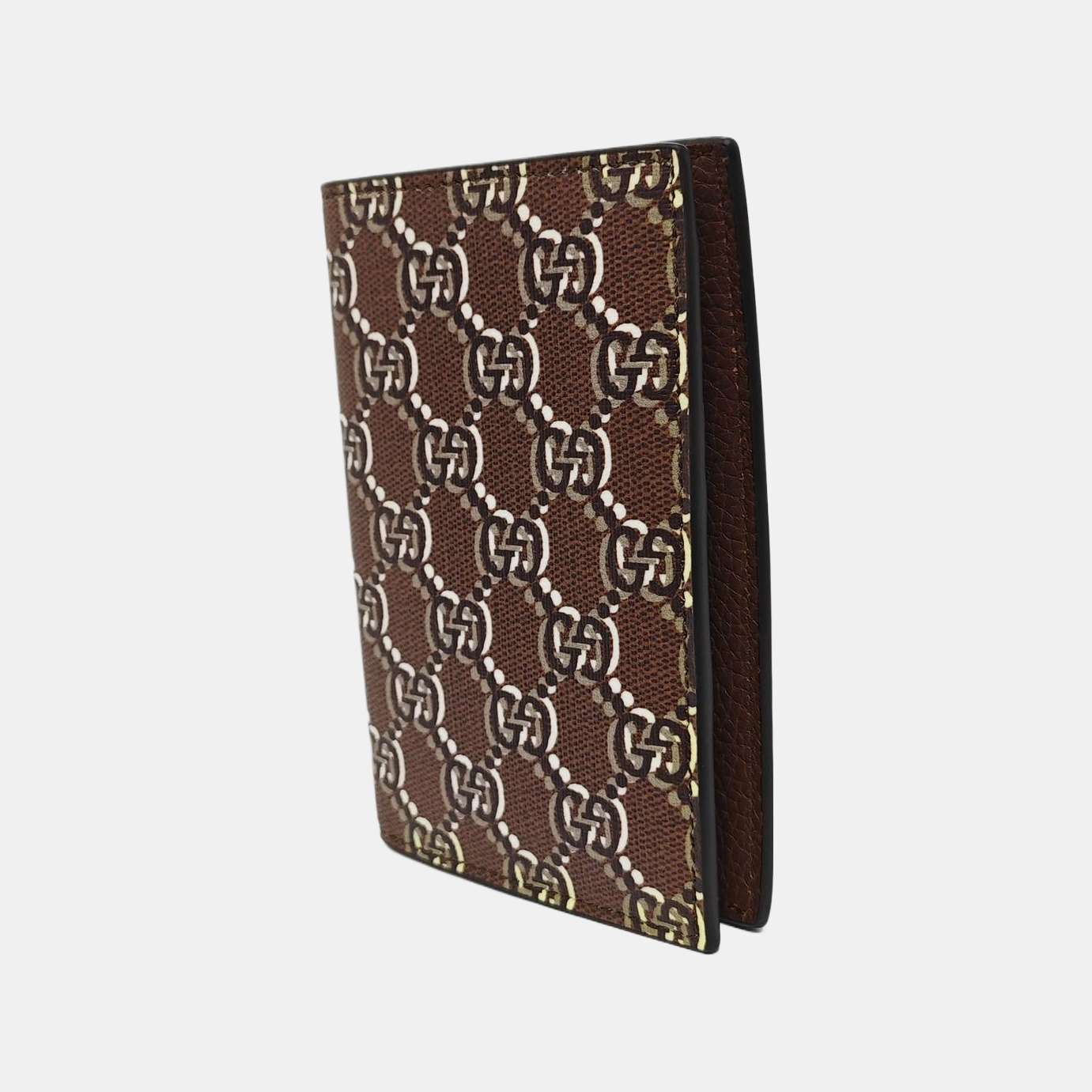 Monogram Coated Canvas Wallet Brown