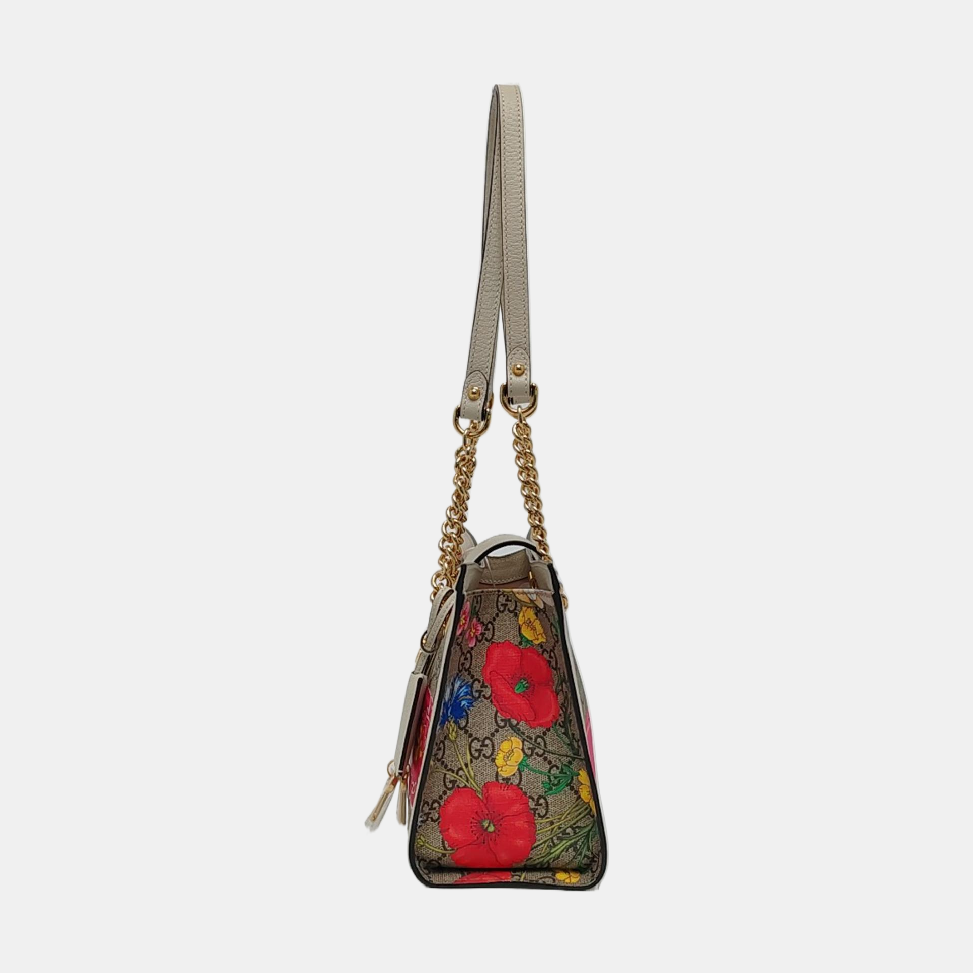 Authenticated pre-owned  Padlock Small Monogram Coated Canvas Beige - Tote Bag at Looply