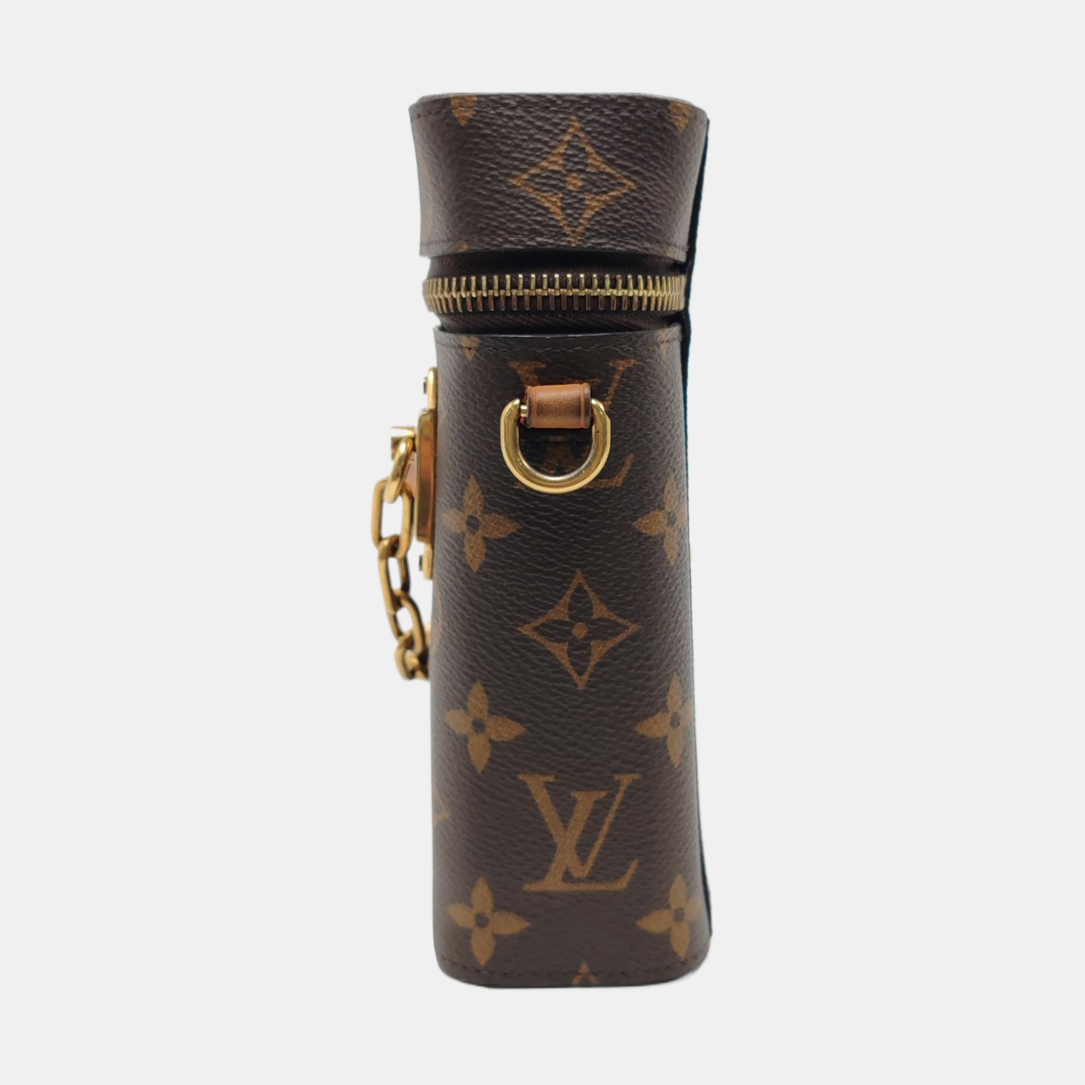 PHONE BOX Monogram Coated Canvas Brown