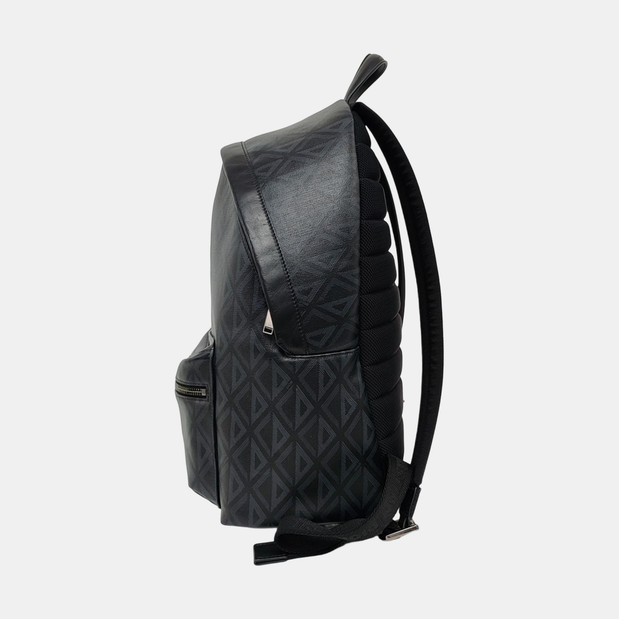 Rider Oblique Coated Canvas Black