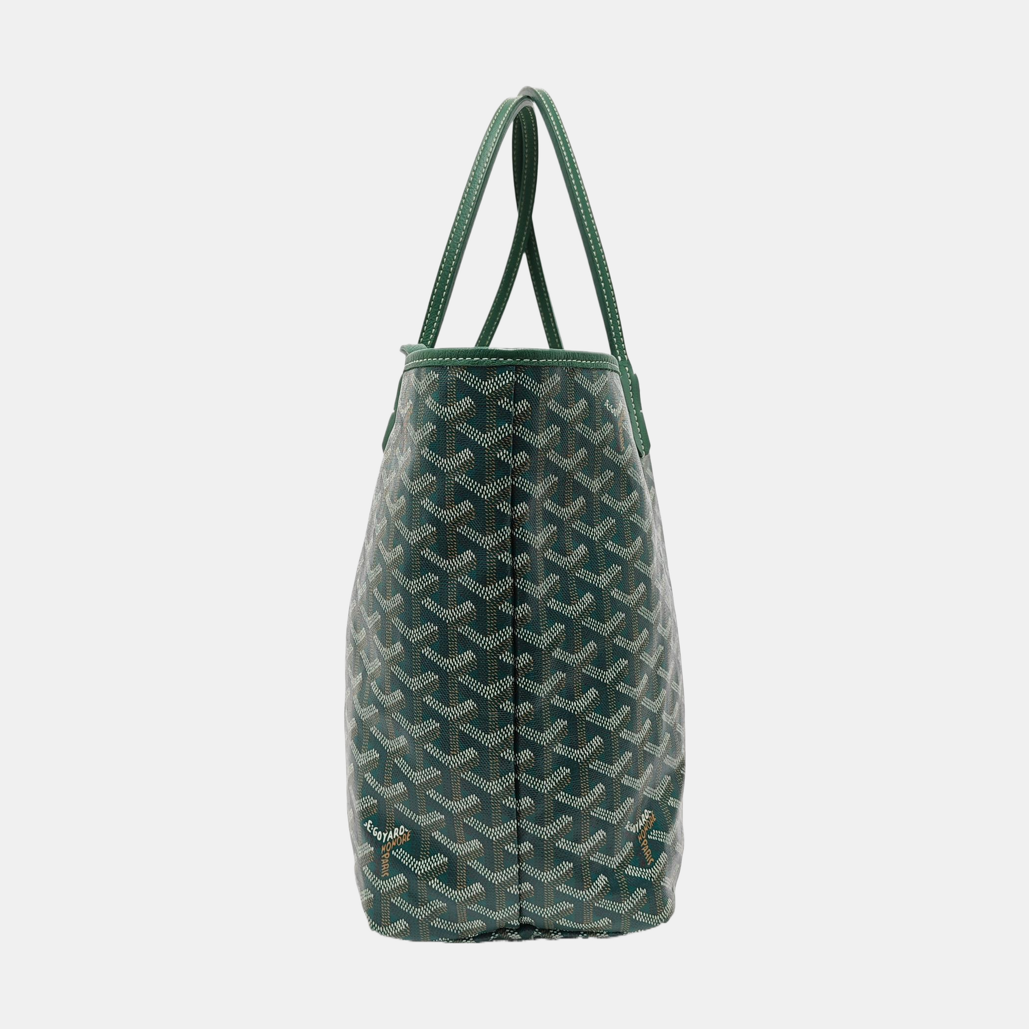 Saint Louis PM Coated Canvas Green