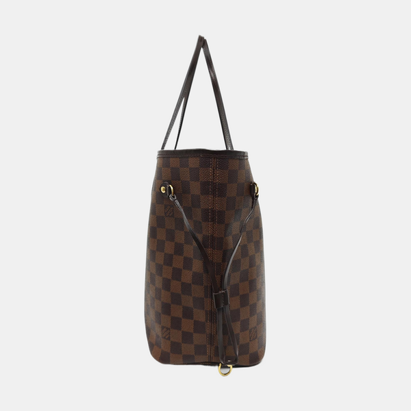 NEVERFULL MM Damier Ebene Coated Canvas Brown