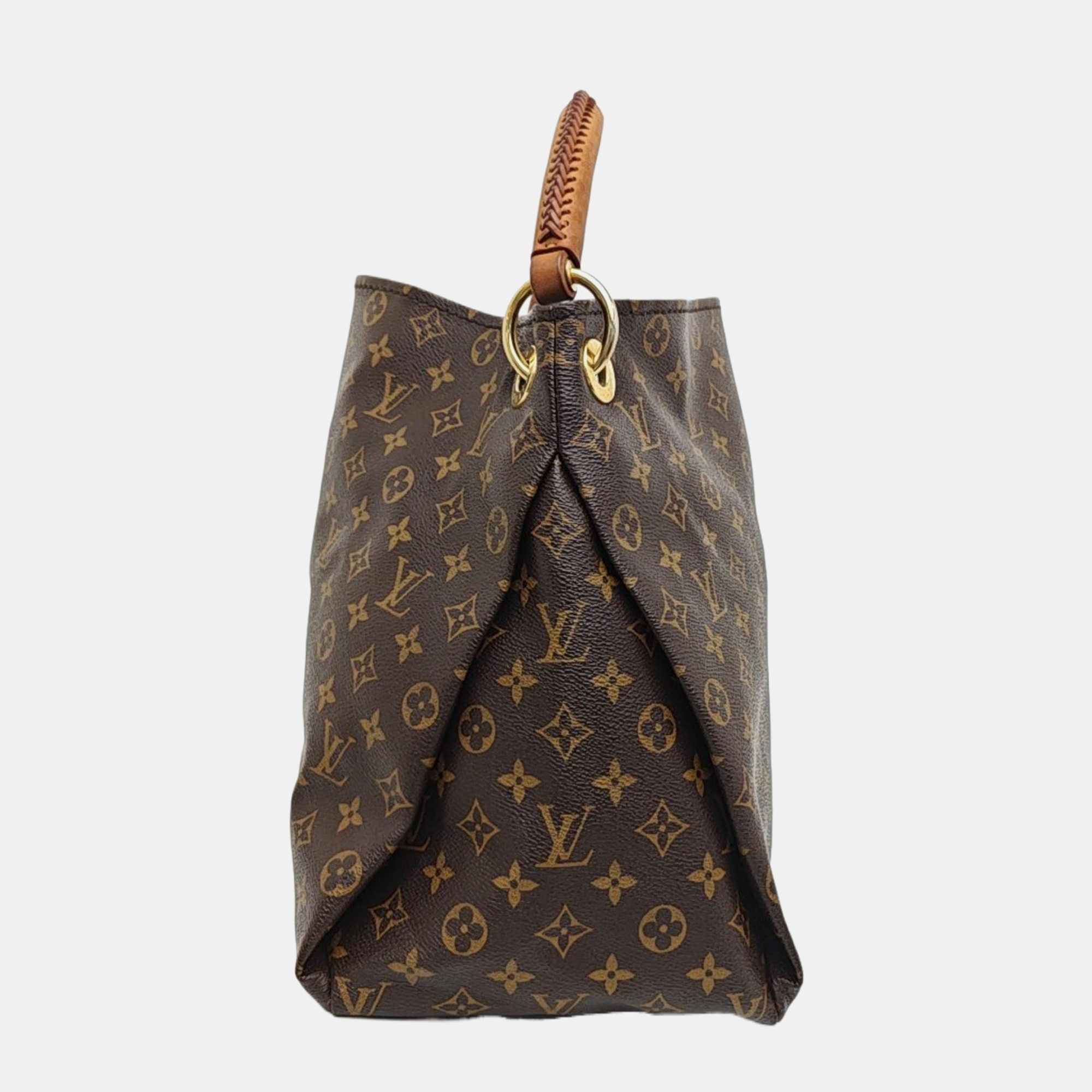 ARTSY MM Monogram Coated Canvas Brown