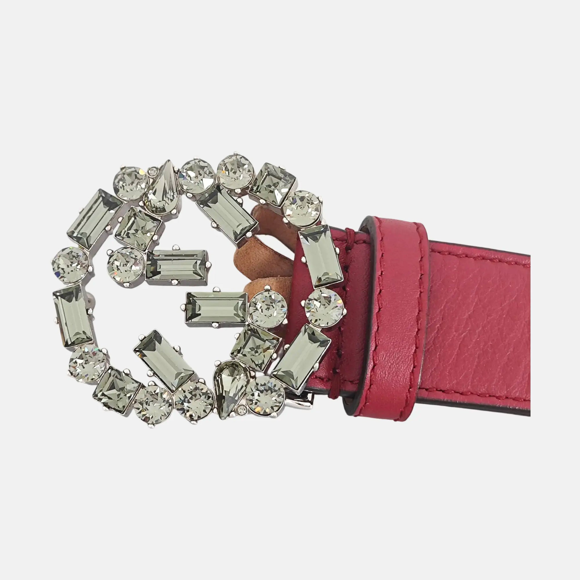 Leather Belt Red